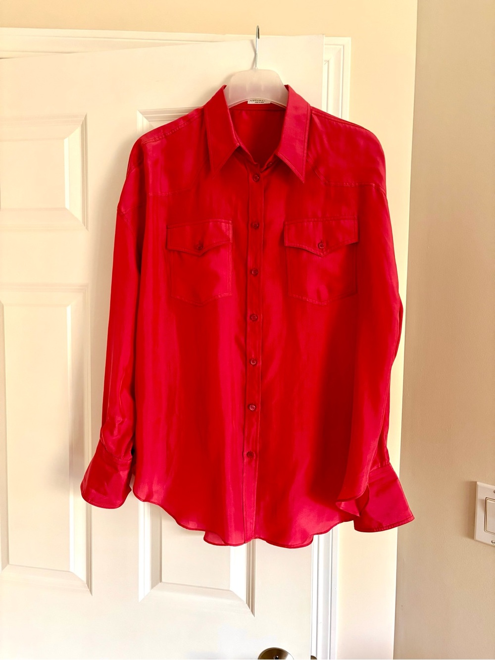 Vibrant pink Button-Up Shirt, Brand New